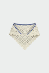 COTTON CROCHET SCARF