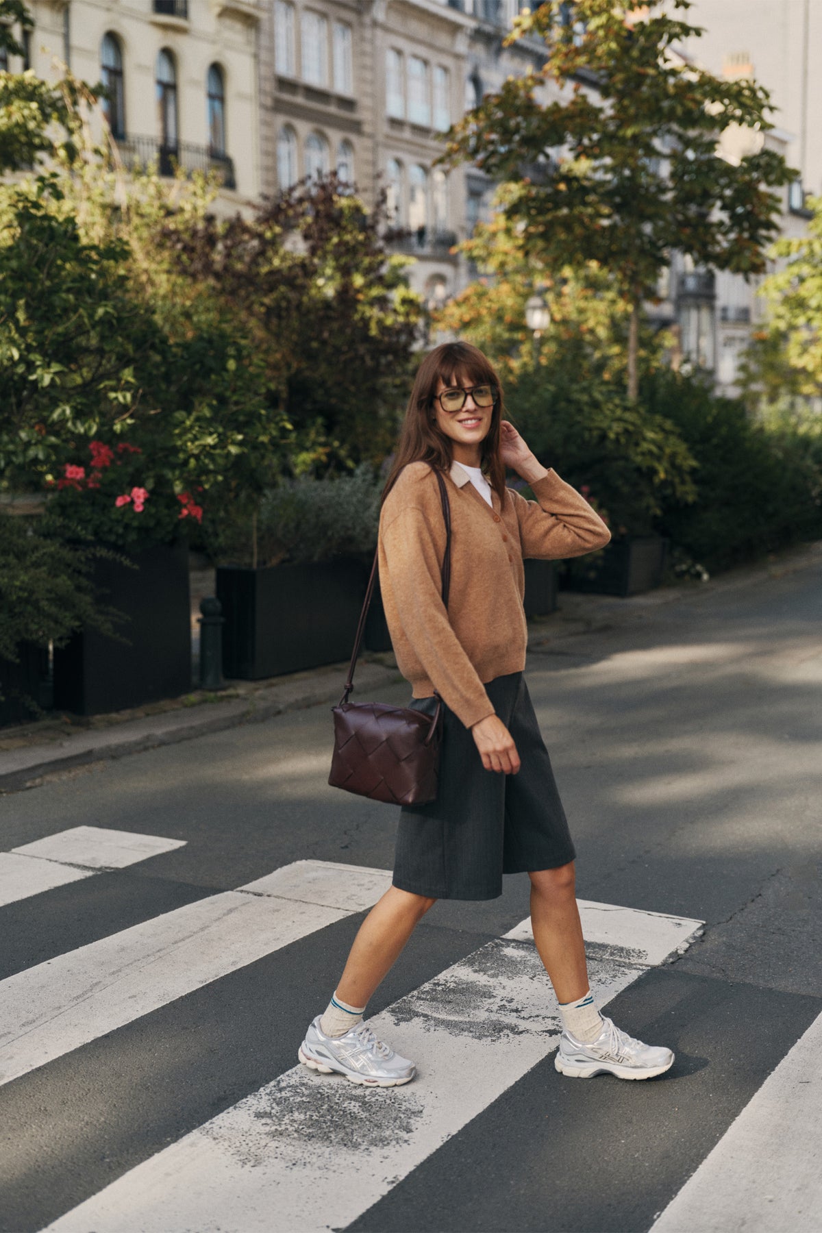 MERINO WOOL SWEATER WITH CONTRAST COLLAR