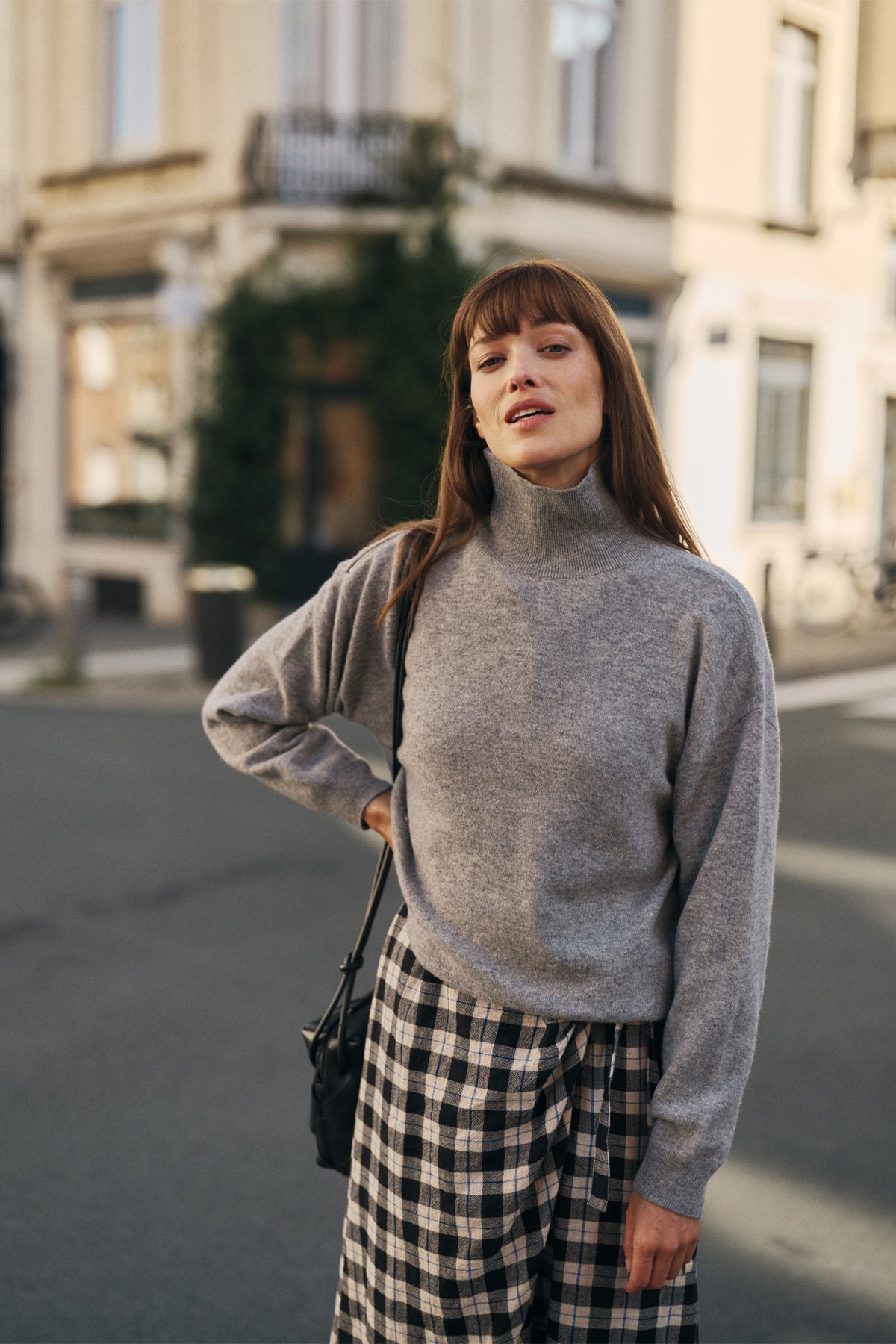 MERINO WOOL ZIP-NECK SWEATER