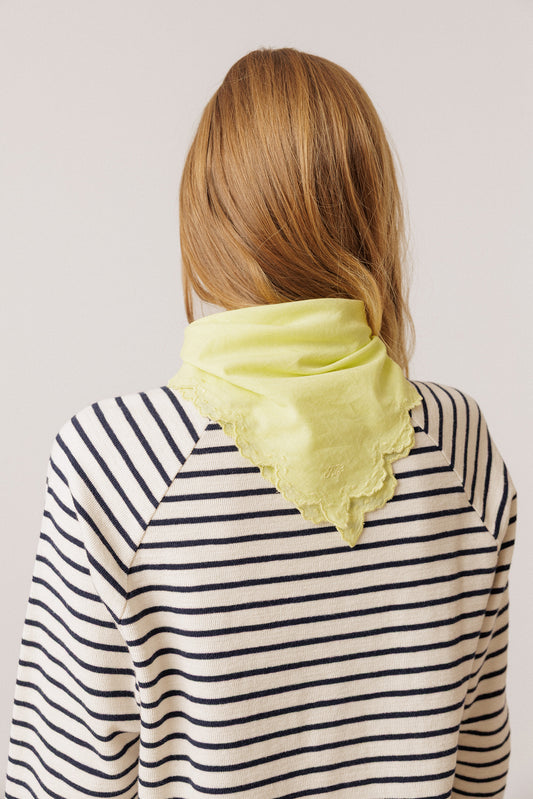 EMBROIDERED VOILE HANDKERCHIEF 2