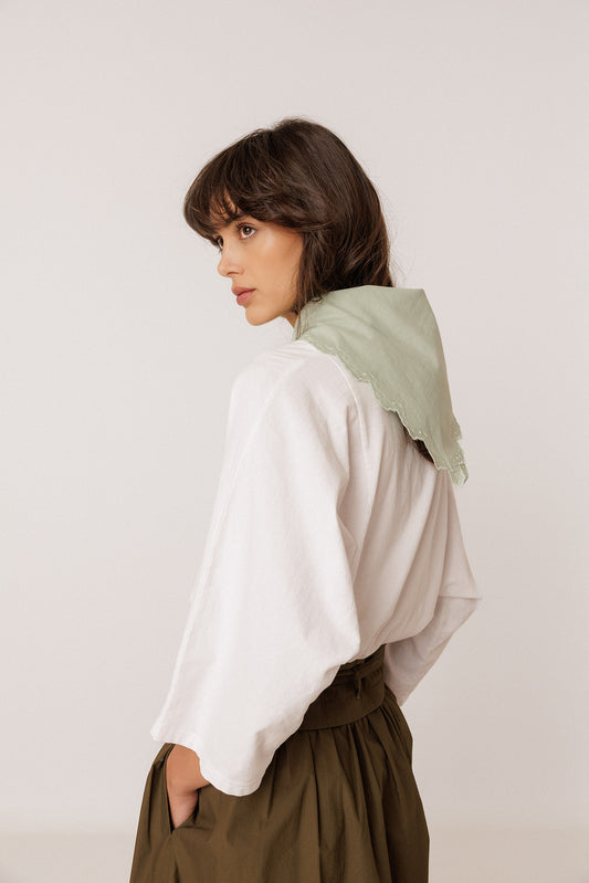 EMBROIDERED VOILE HANDKERCHIEF 3