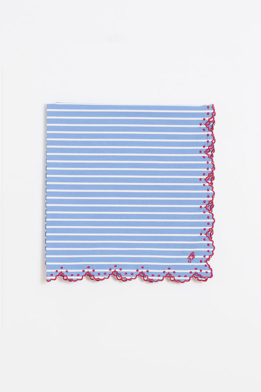 STRIPED POPLIN HANDKERCHIEF 3