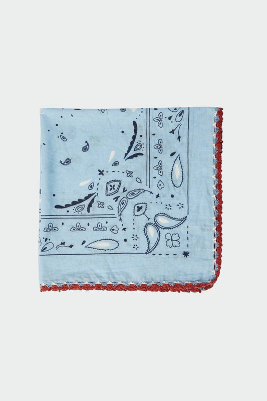 BANDANA WITH CROCHET TRIM 3