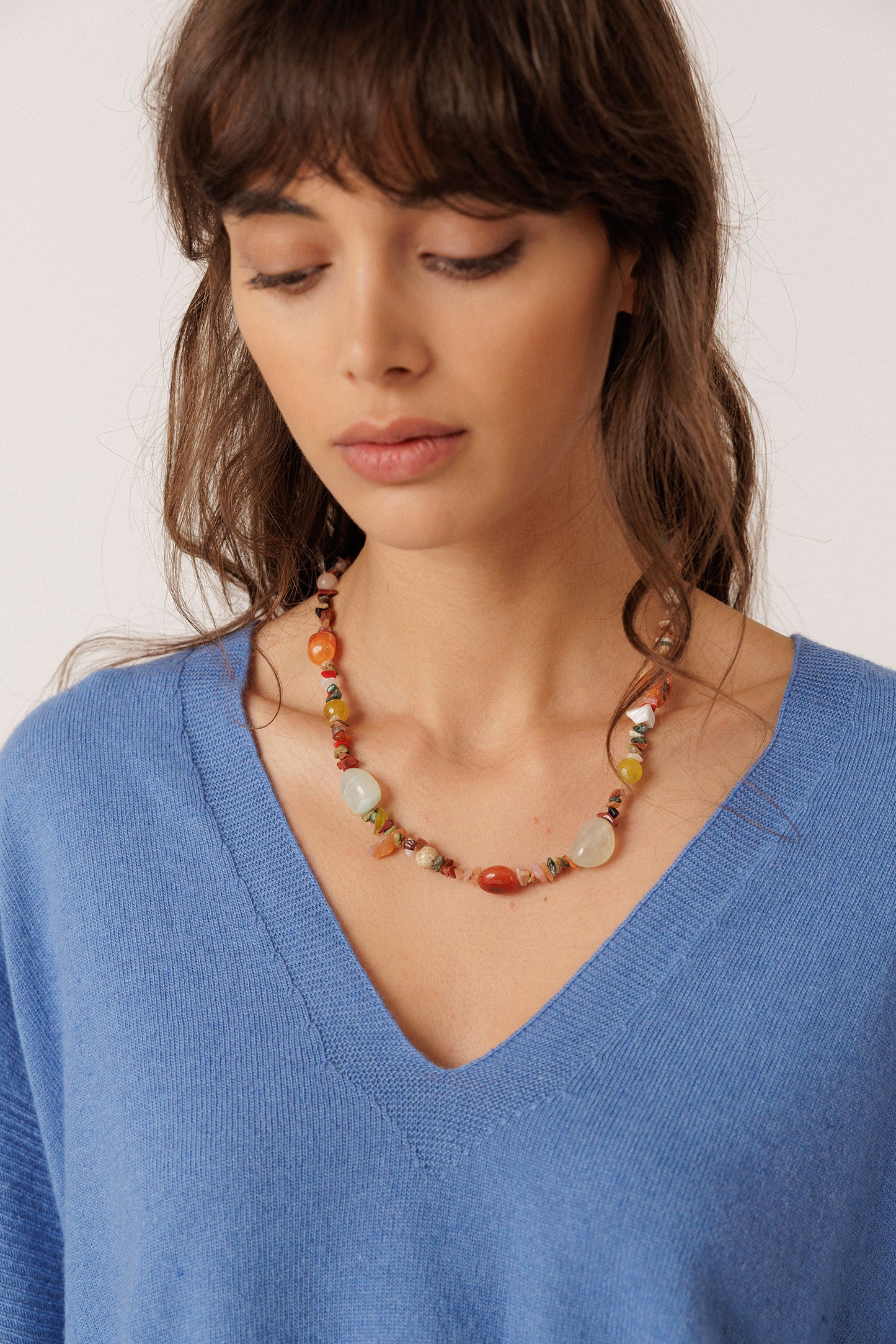 COLLIER PIERRES VICENTE FERRER
