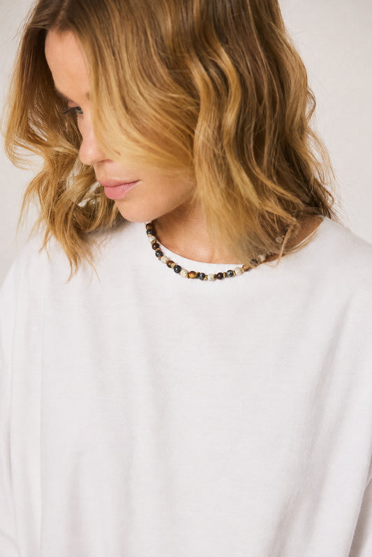 [CL] VICENTE FERRER CRYSTAL NECKLACE 1