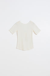 SLIM CIRCULAR JACQUARD T-SHIRT