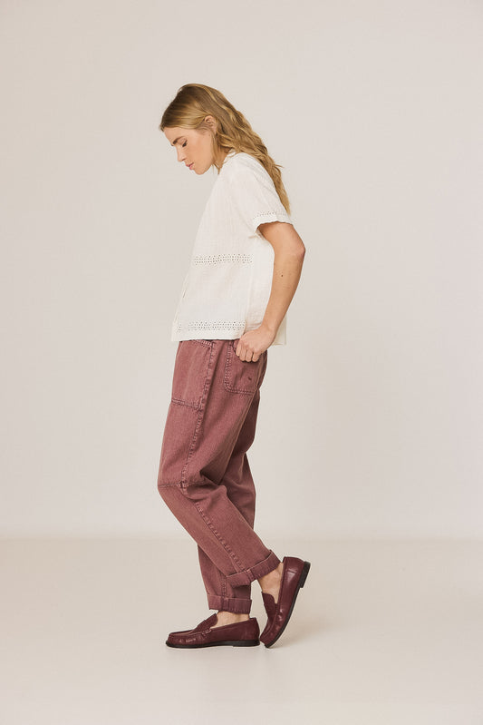 EMBROIDERED COMBINATION TEE 4