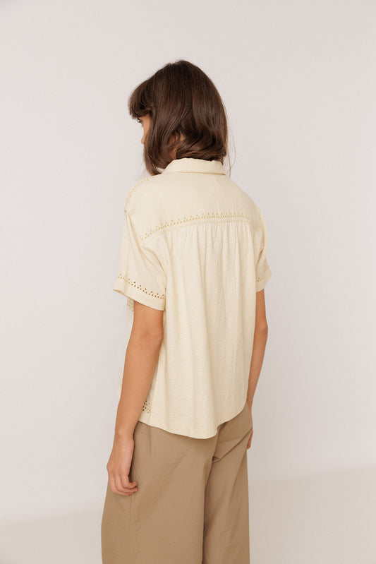 EMBROIDERED COMBINATION TEE 5