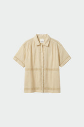 EMBROIDERED COMBINATION TEE