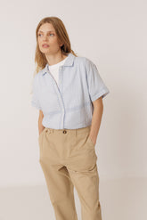 T-SHIRT COMBINÉ BRODERIES