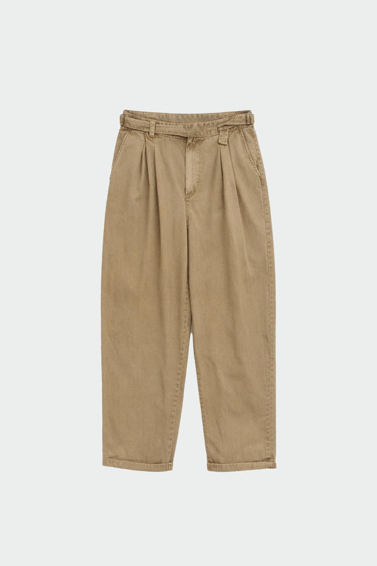 ORGANIC COTTON PLEATED TROUSERS 5