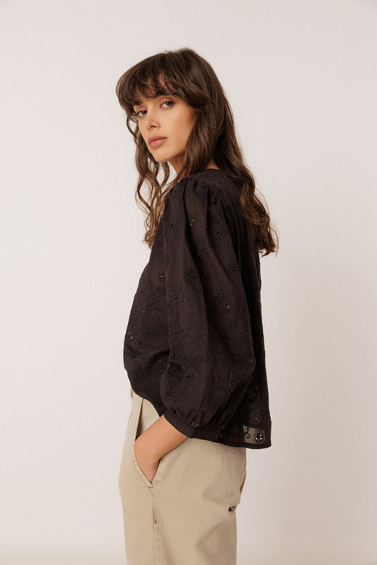 BOXY EMBROIDERED SHIRT 3