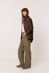 STRAIGHT CORDUROY PANTS