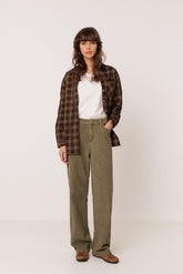 STRAIGHT CORDUROY PANTS