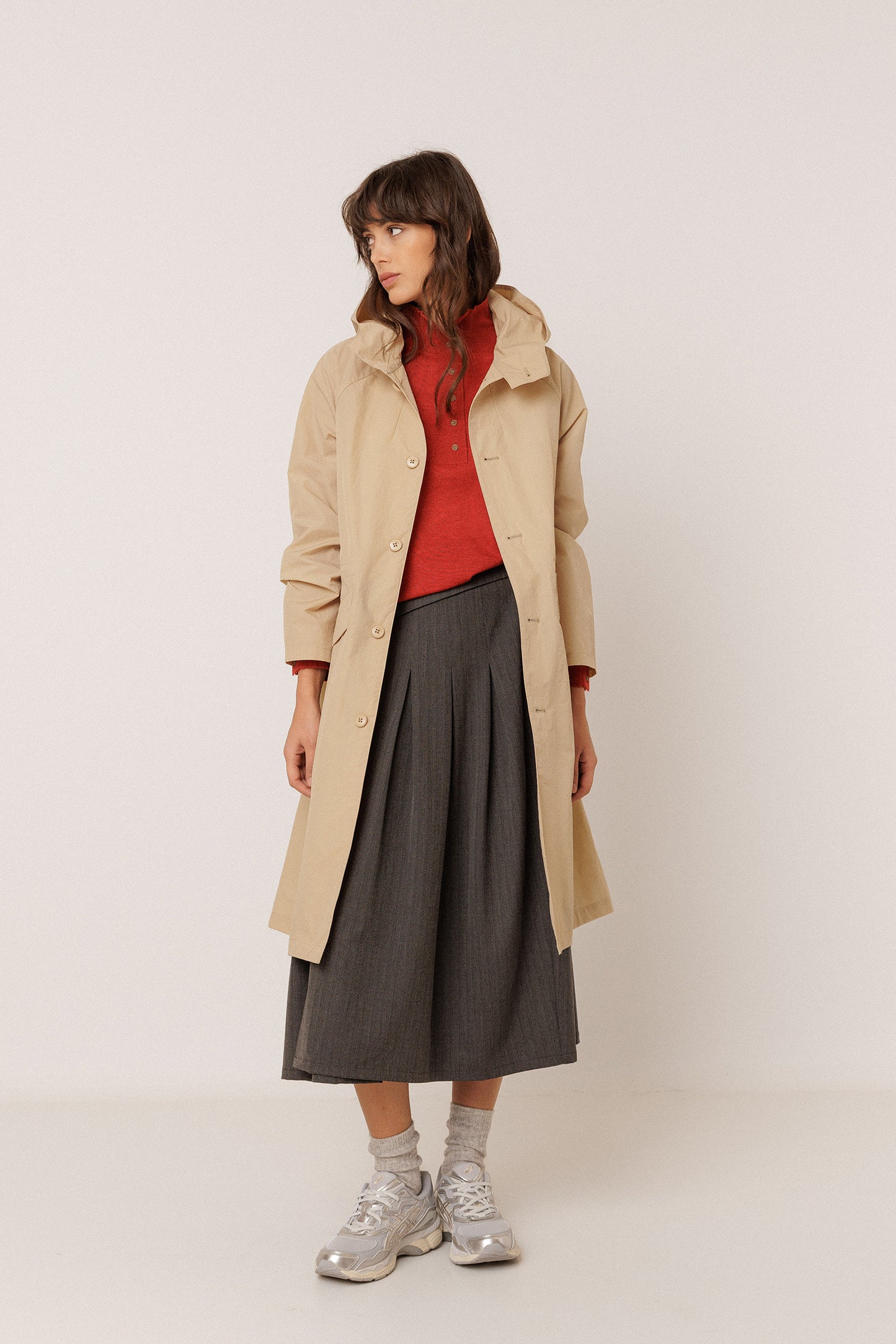 GABARDINA CASUAL TEJIDO TÉCNICO