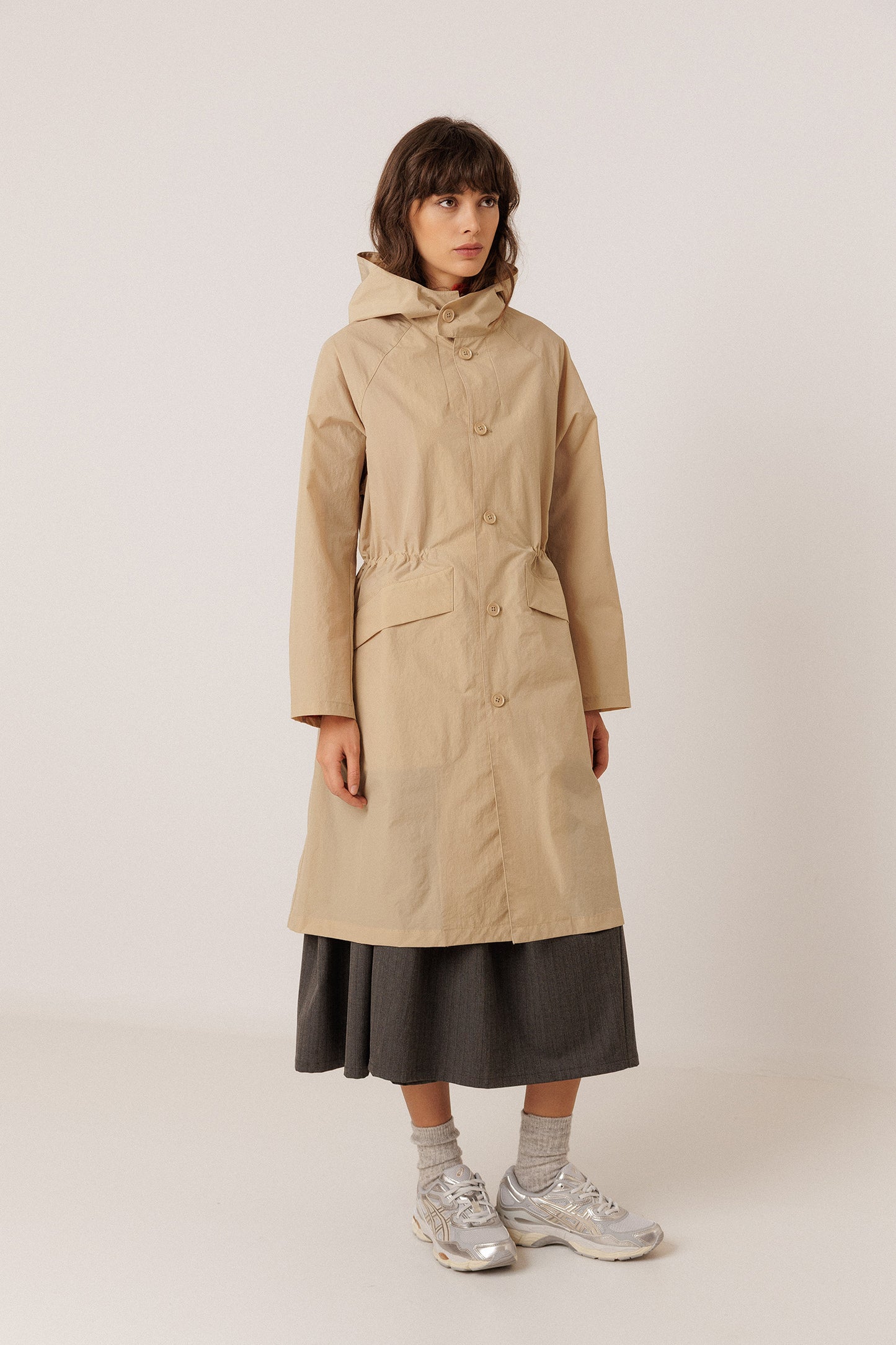 GABARDINA CASUAL TEJIDO TÉCNICO
