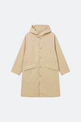 CASUAL TRENCH COAT IN TECHNICAL FABRIC