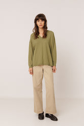 BASIC SWEATER WITH CASHMERE