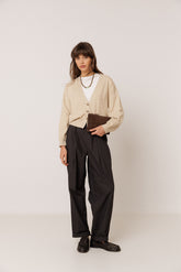 BASIC JACKET WITH CASHMERE