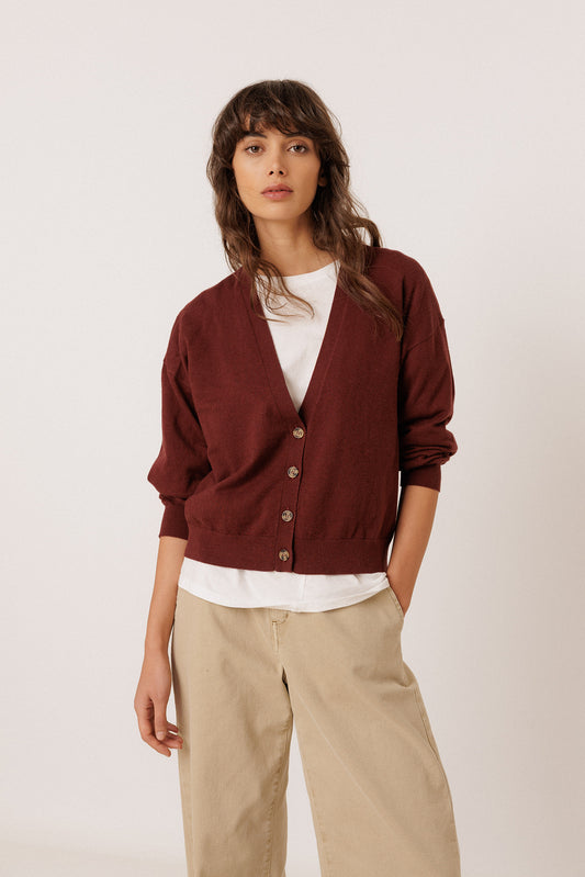 CARDIGAN BASIQUE AVEC CACHEMIRE 1
