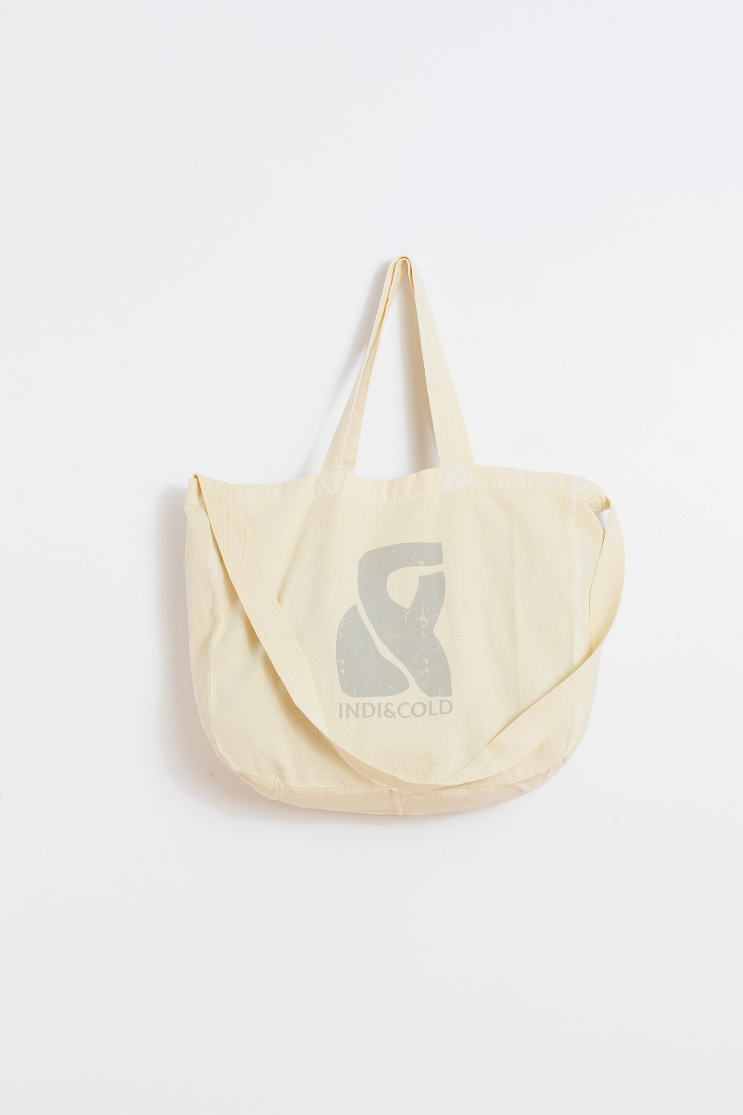 RECYCLED-COTTON MONOGRAMMED BAG