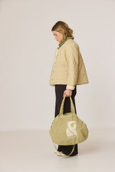 RECYCLED-COTTON MONOGRAMMED BAG
