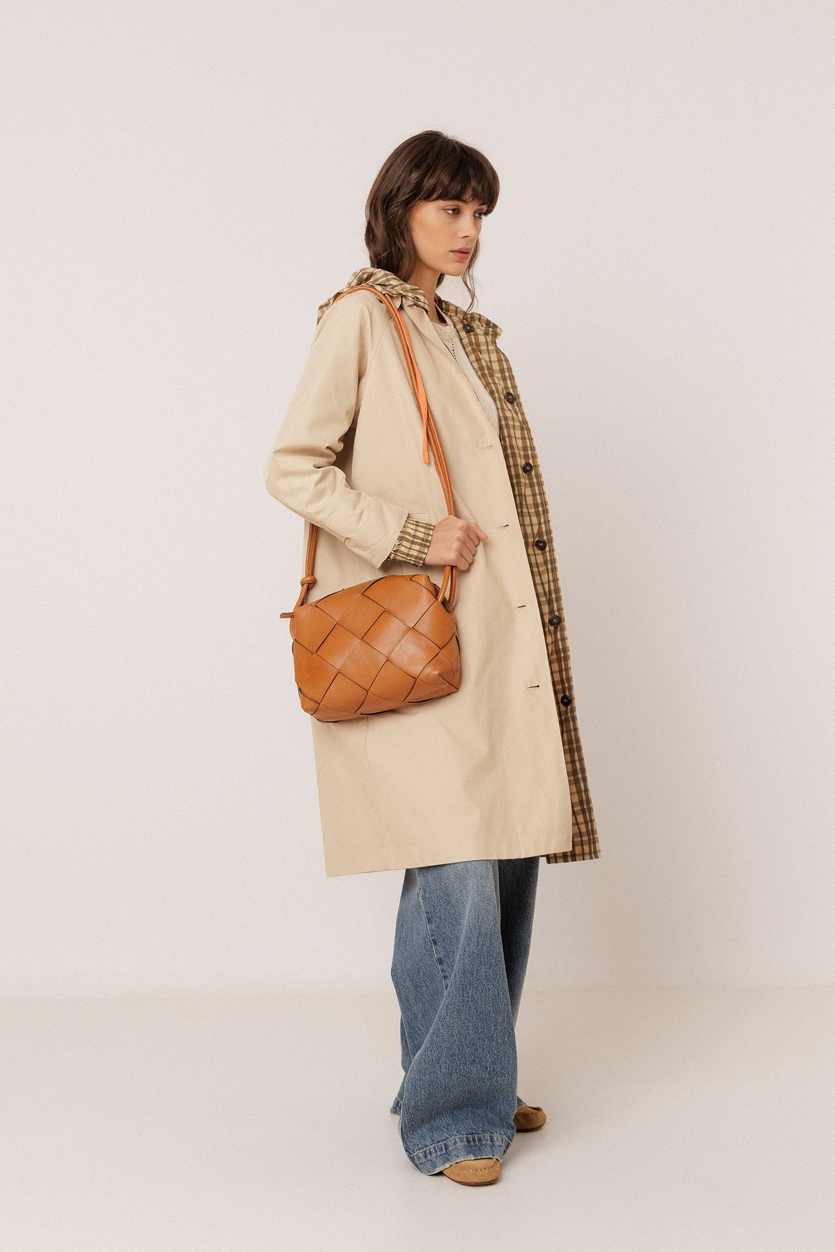 CROSSBODY BOX LEATHER BAG