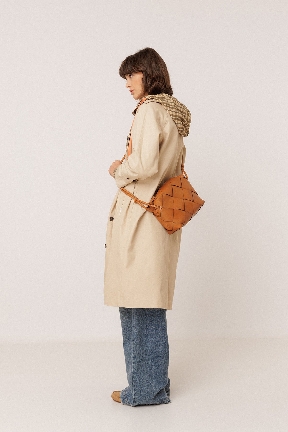 CROSSBODY BOX LEATHER BAG