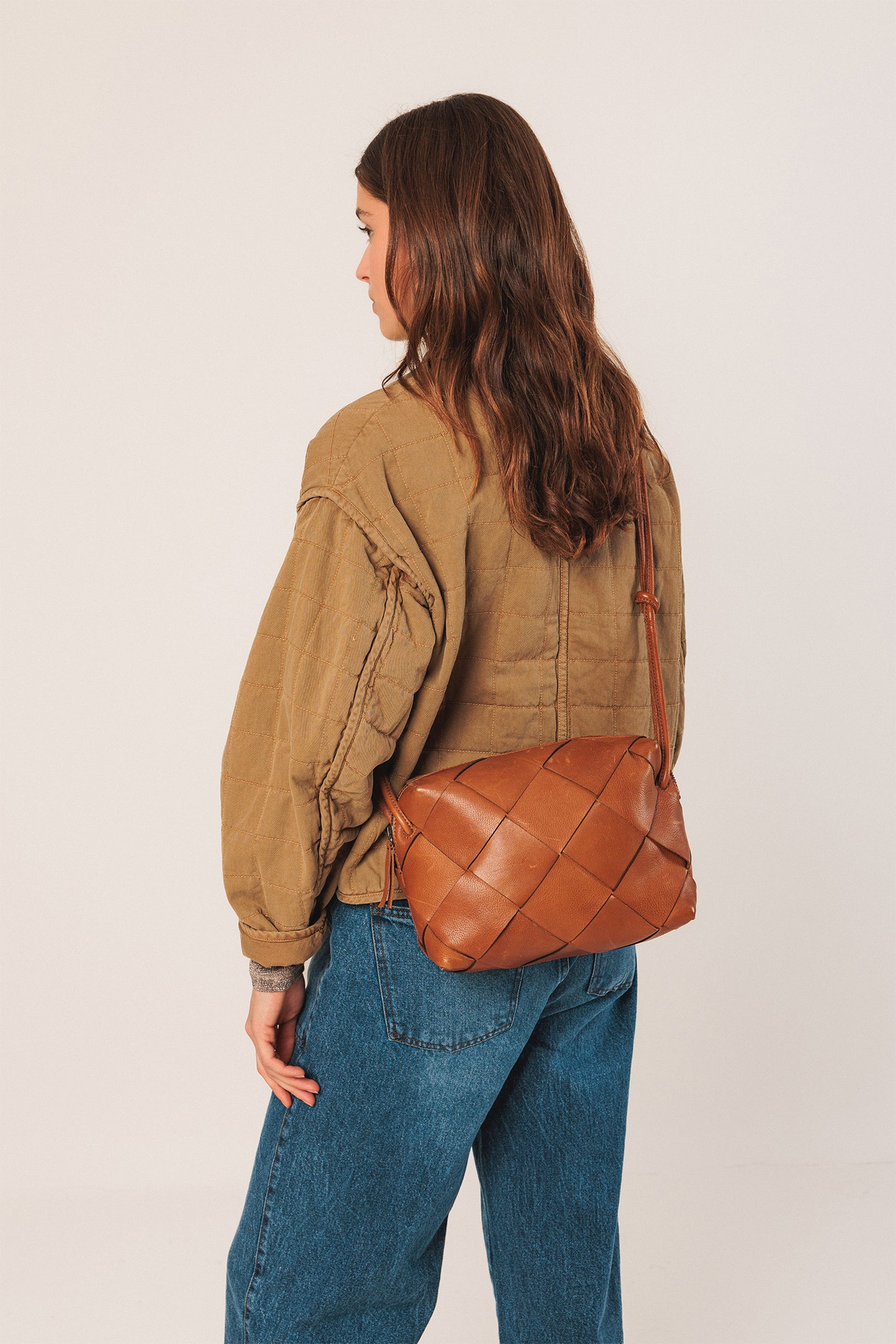 CROSSBODY BOX LEATHER BAG