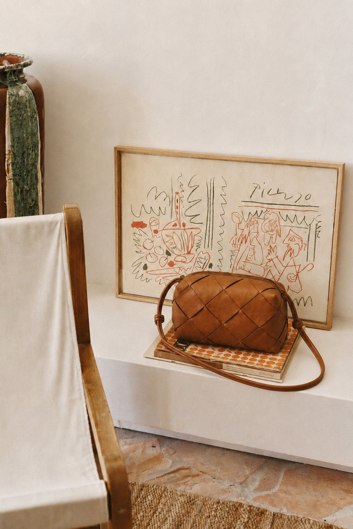 CROSSBODY BOX LEATHER BAG