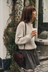 CROSSBODY BOX LEATHER BAG
