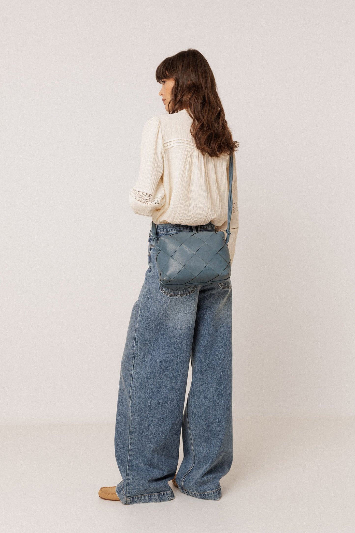 CROSSBODY BOX LEATHER BAG