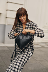 CROSSBODY BOX LEATHER BAG
