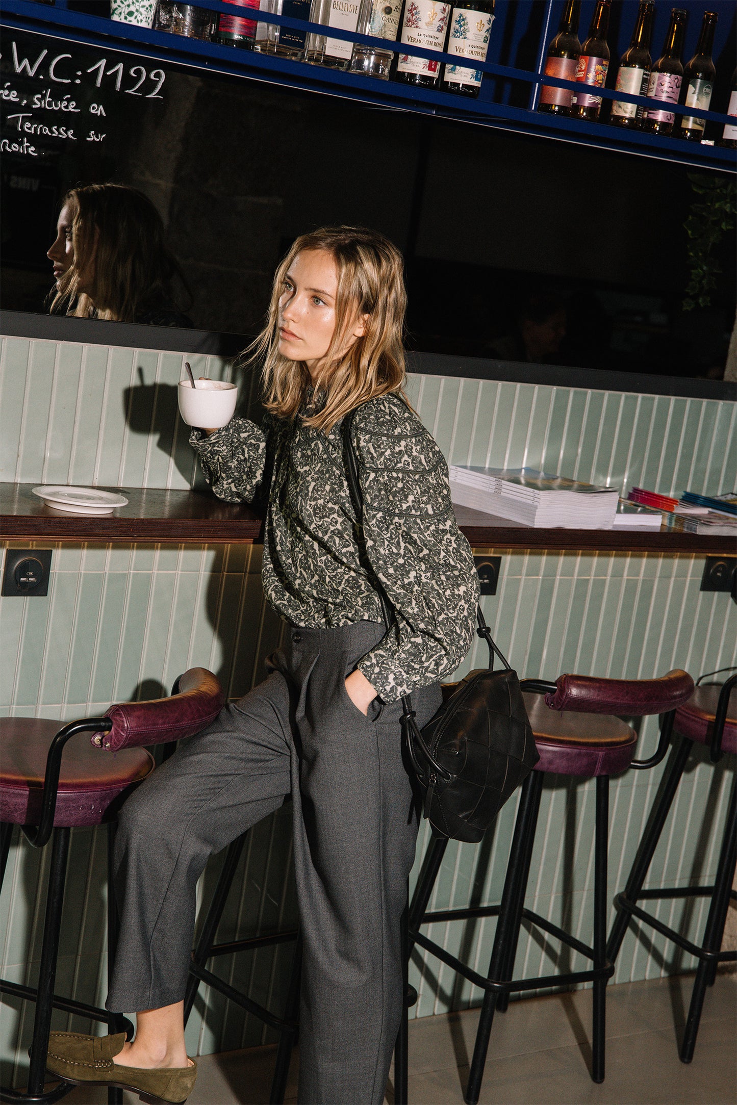 SAC BANDOULIÈRE BOX EN CUIR