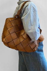 BOLSO TRENZADO MAXI PIEL