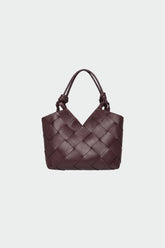 MAXI WOVEN LEATHER BAG