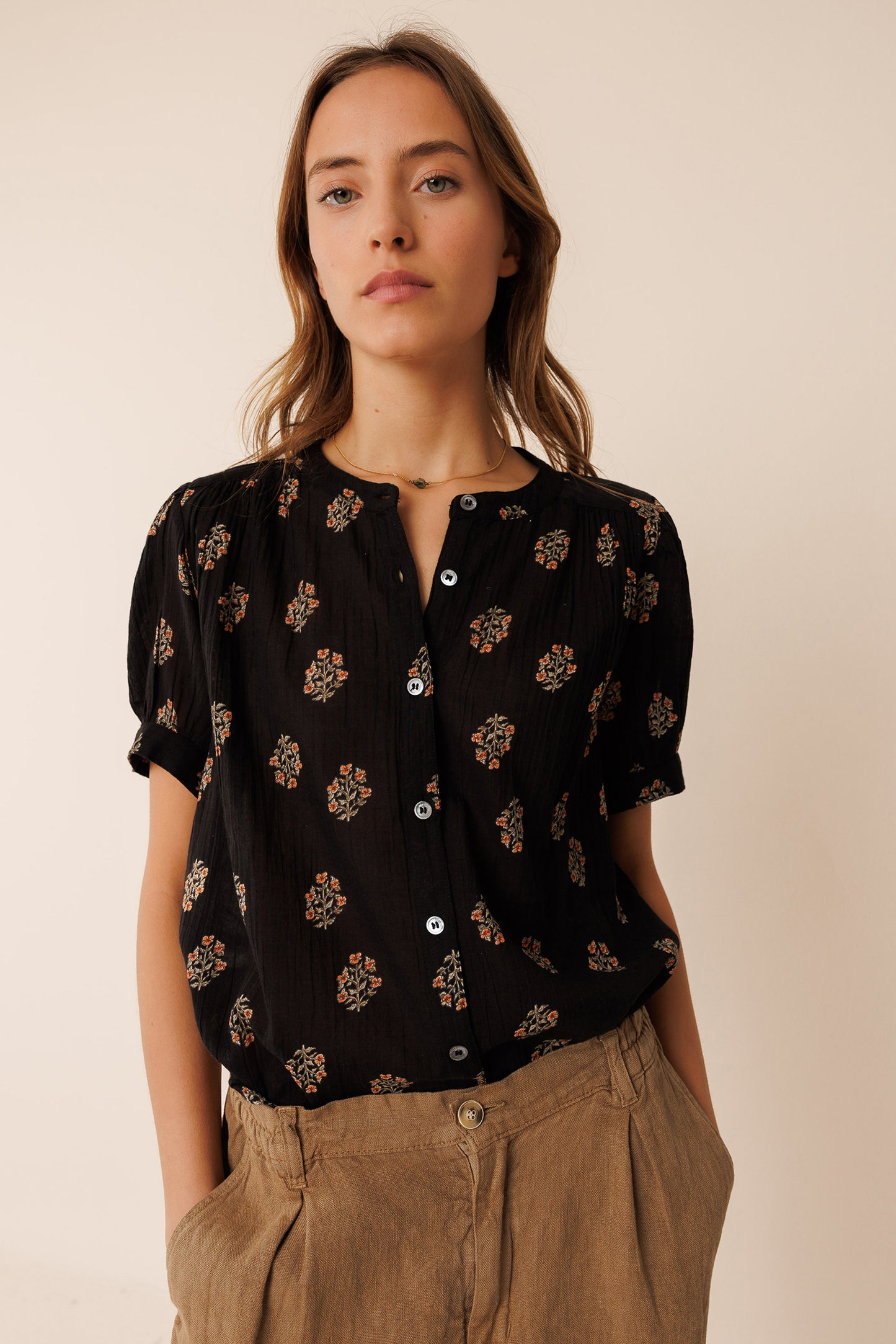 COTTON VOILE SHIRT