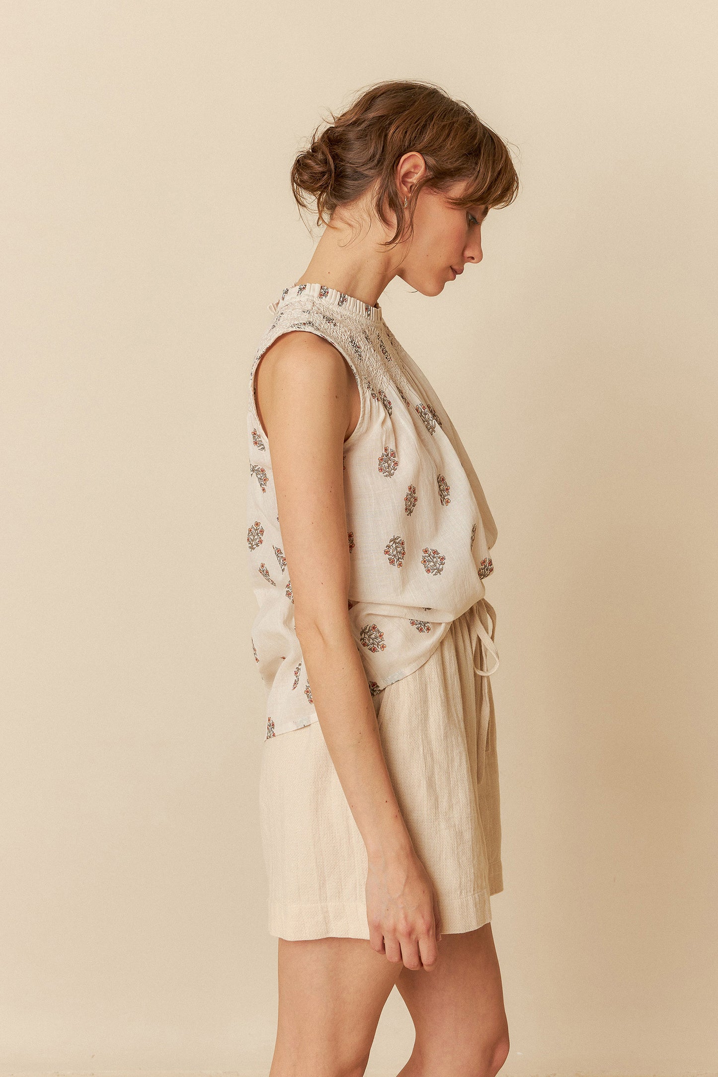 MANUAL SMOCK BLOUSE