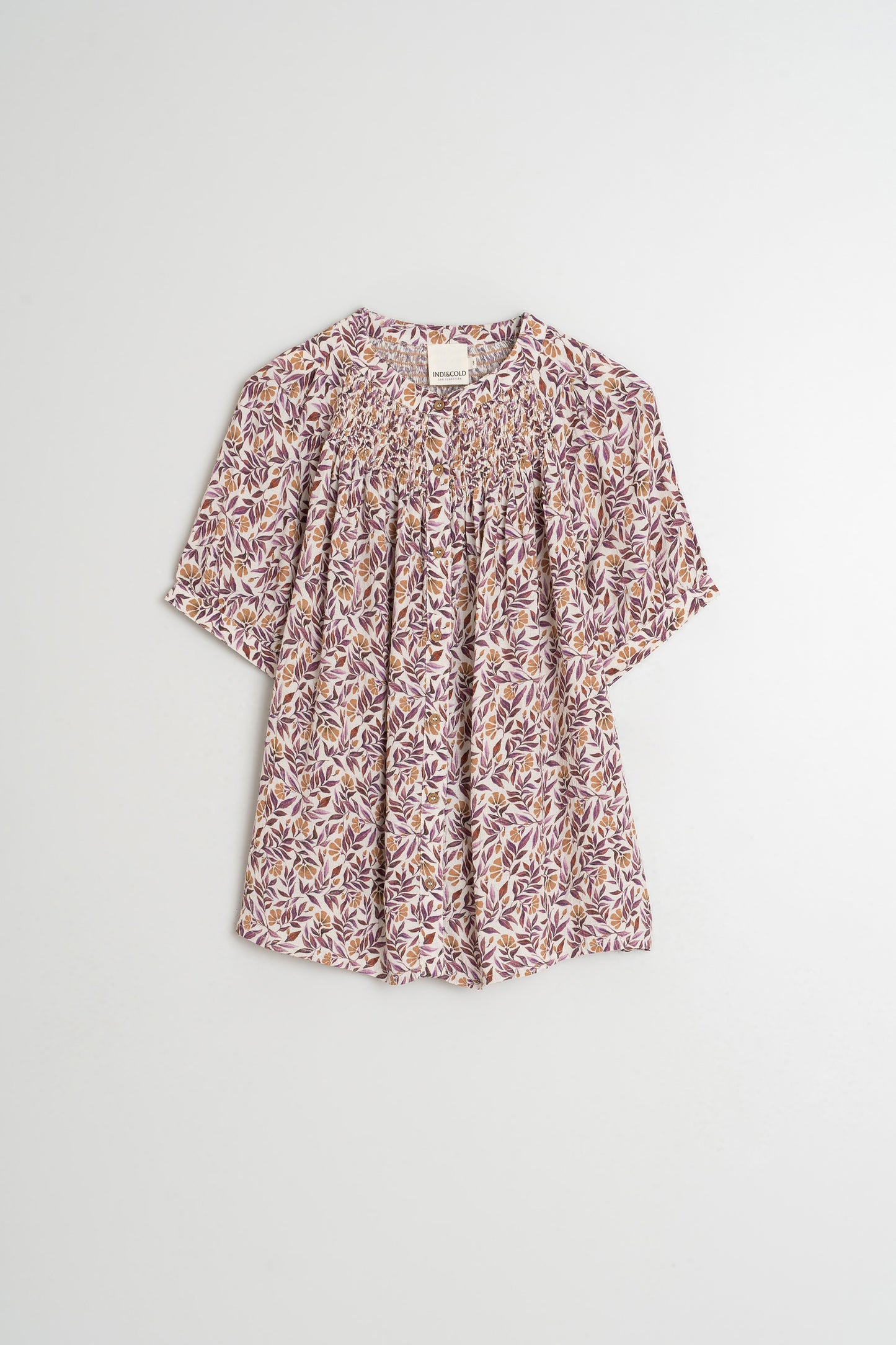 CAMISA FLOR DE ACUARELA