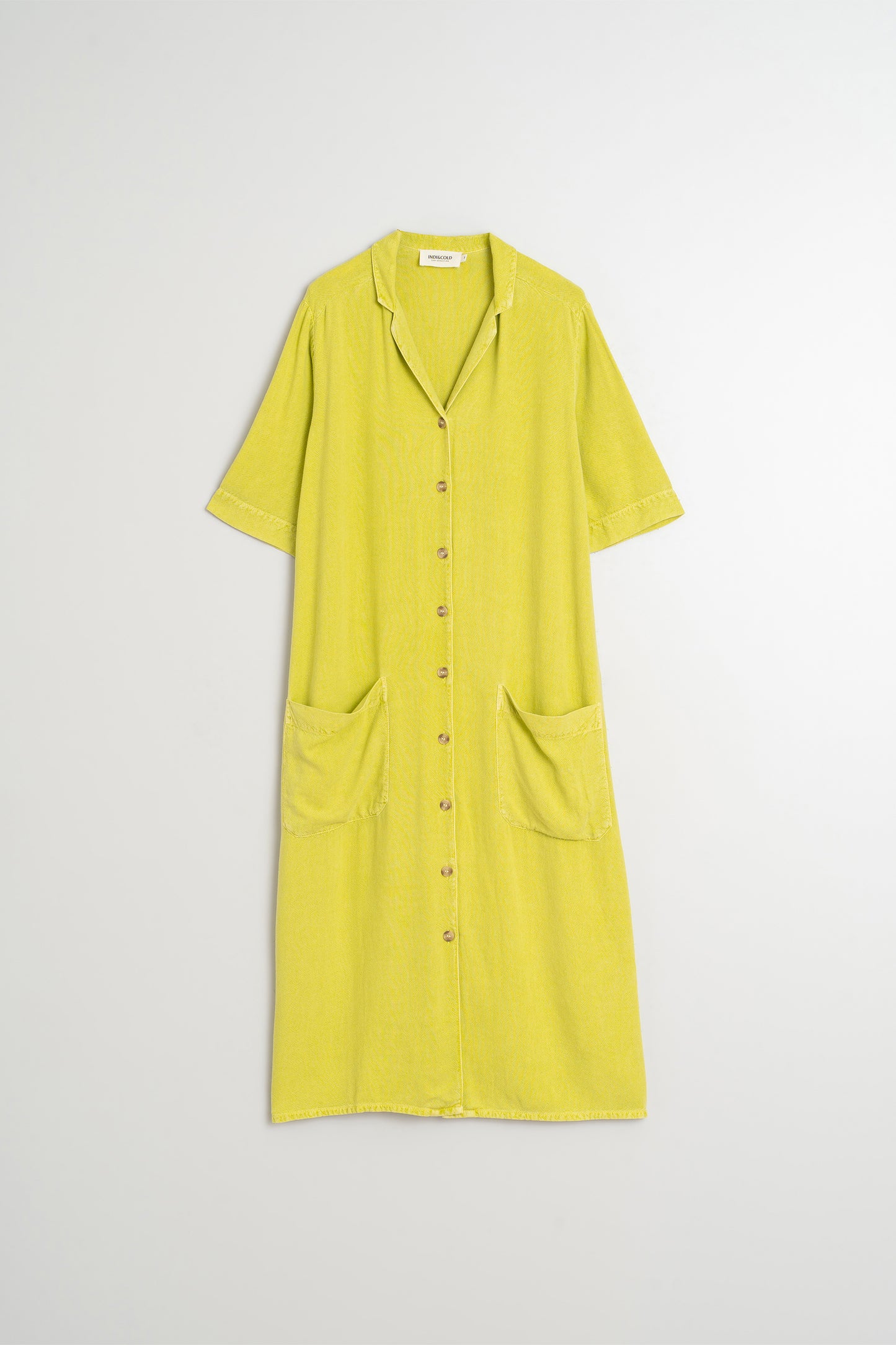 VISCOSE LINEN DRESS