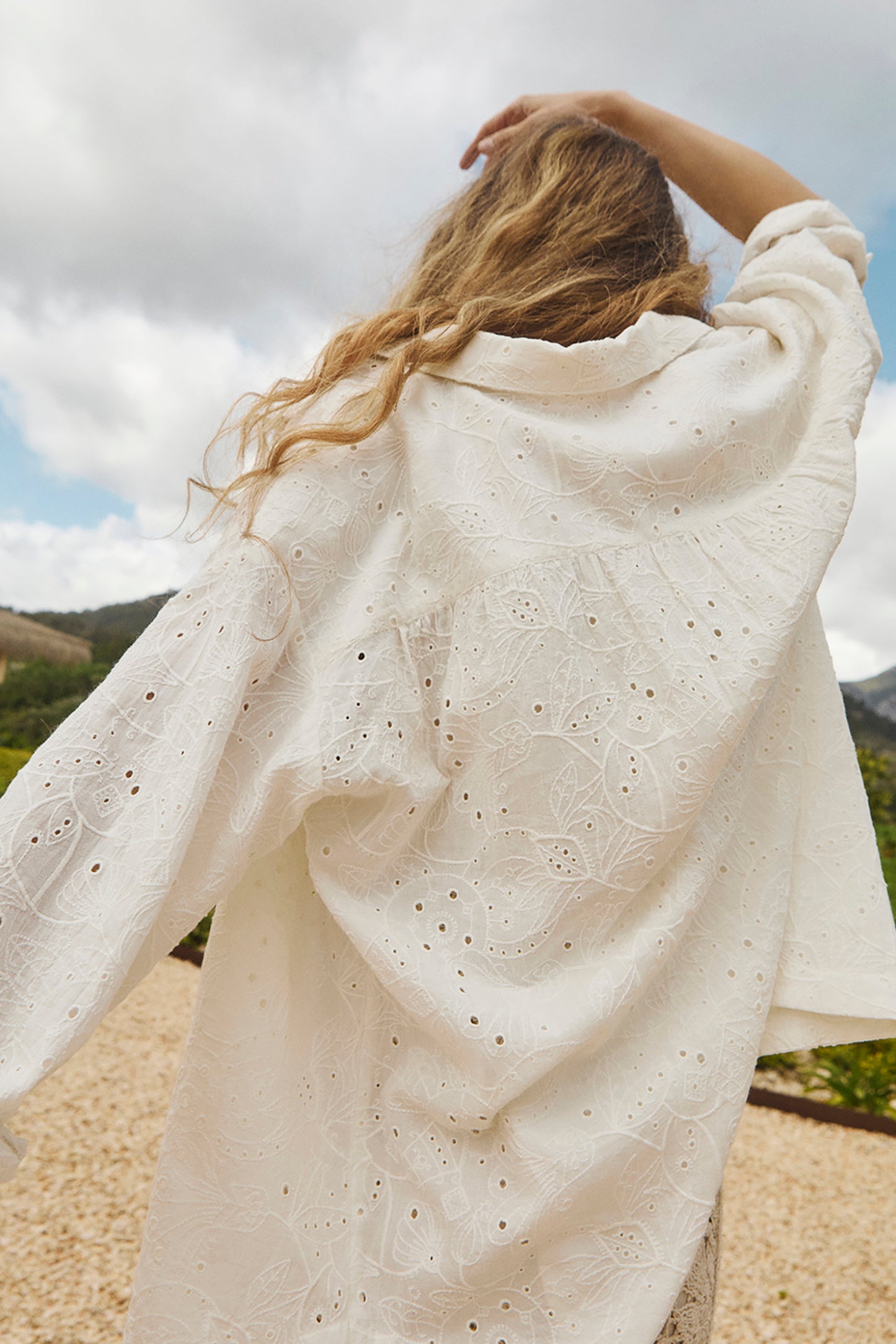 SCHIFFLI EMBROIDERY SHIRT