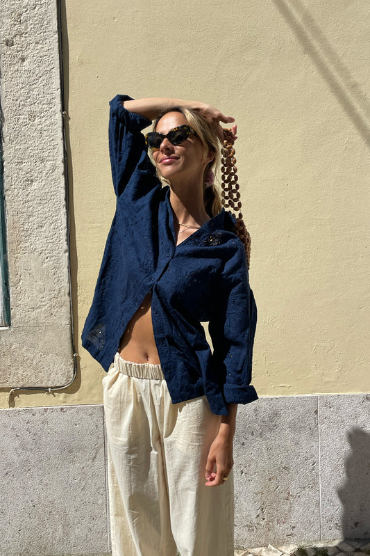 SCHIFFLI EMBROIDERY SHIRT