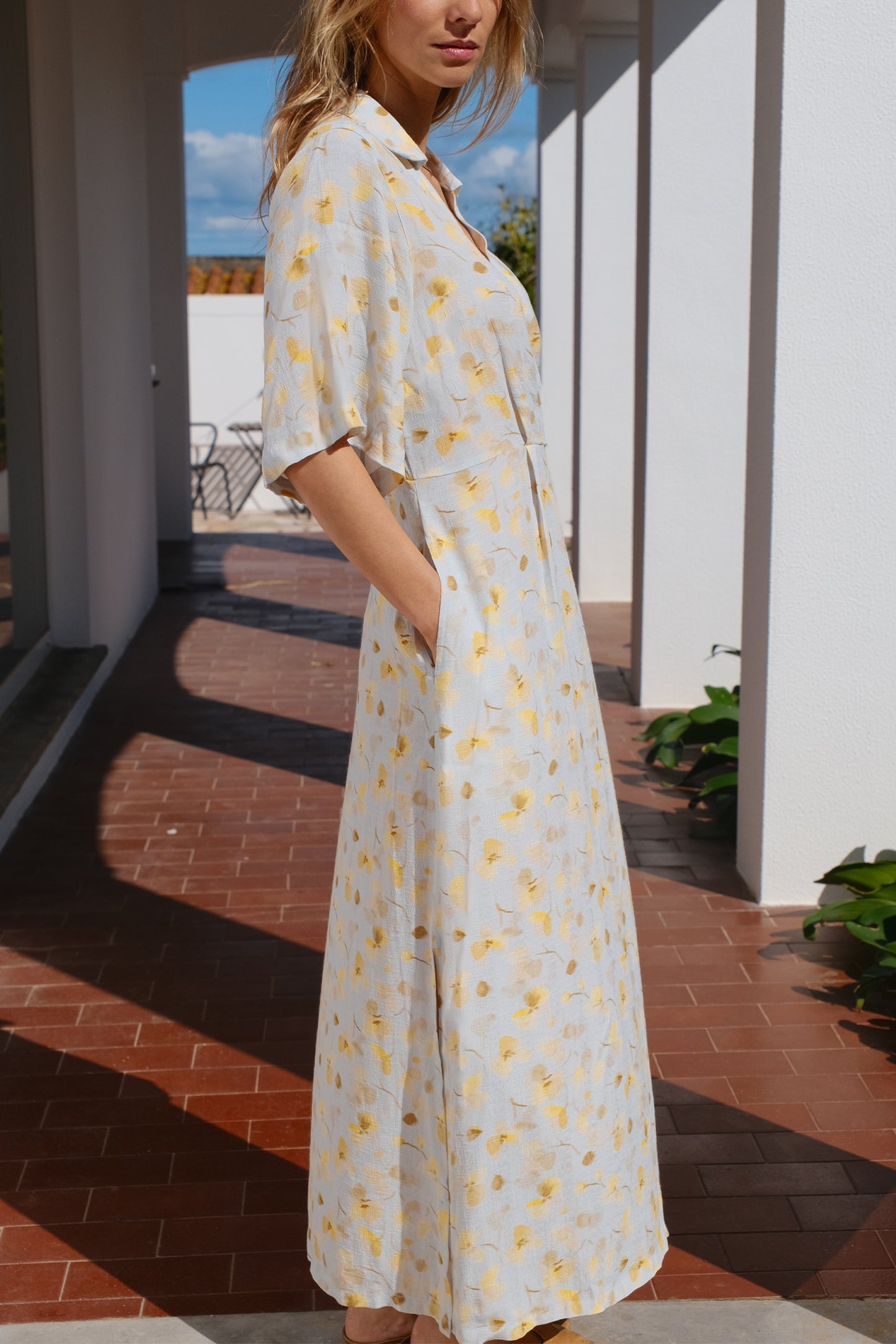 VESTIDO CORTE CRUZADO