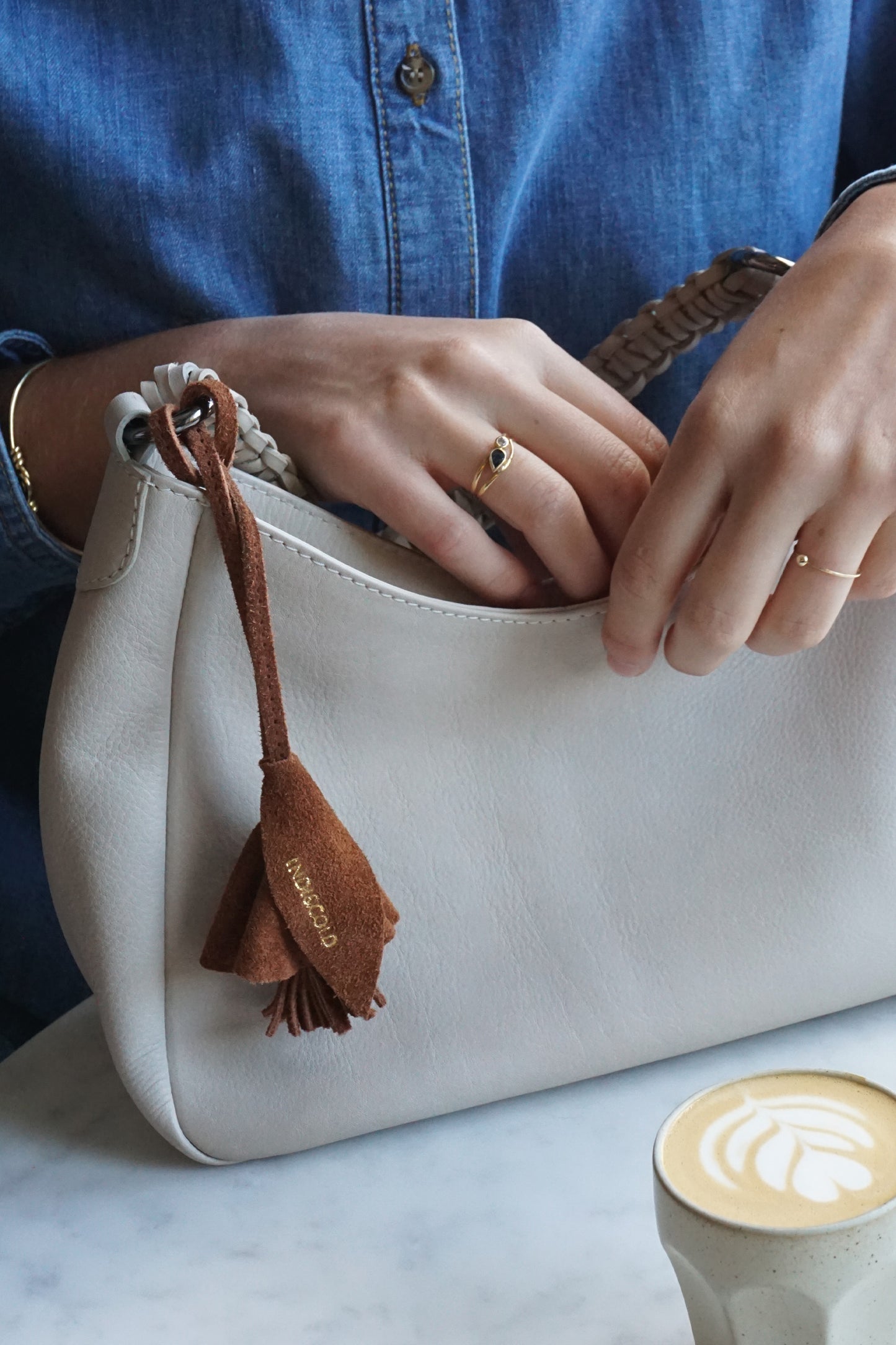BELL SUEDE CHARM