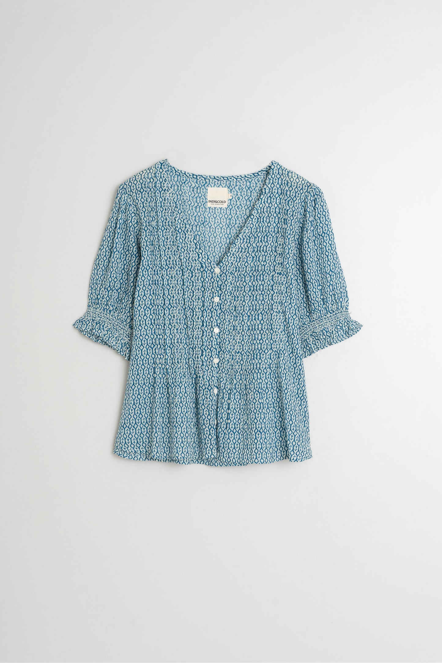 ELASTIC SHORT SLEEVE SHIRT