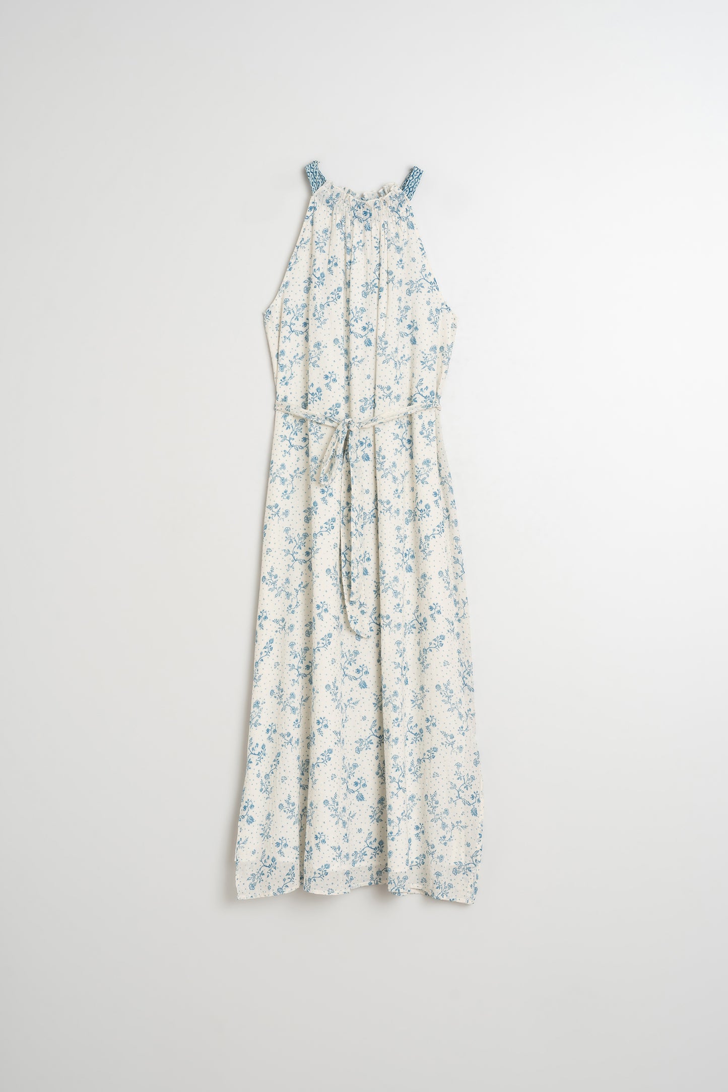 [CL] BICOLOR HALTER DRESS