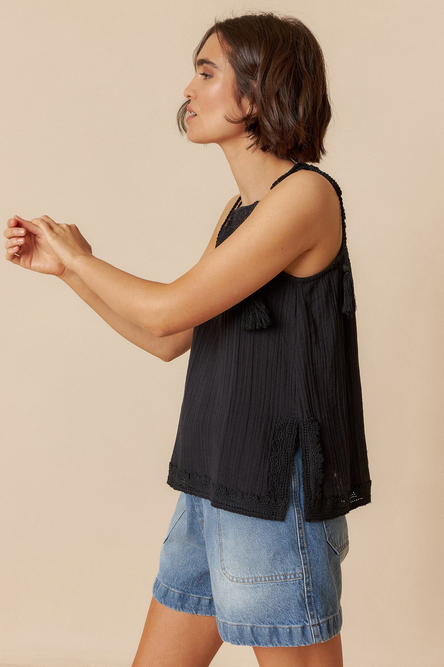 DOUBLE GAUZE TOP
