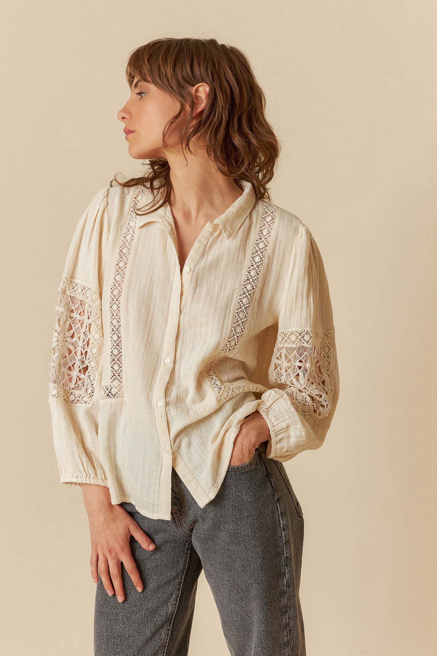 DOUBLE GAUZE SHIRT
