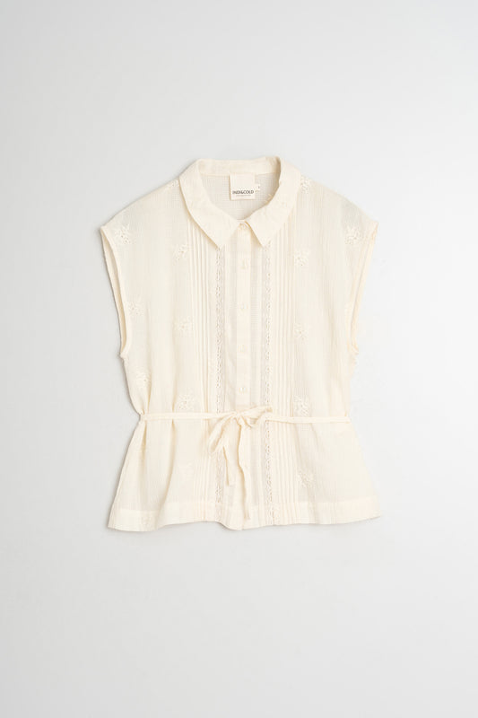 [CL] COTTON EMBROIDERED SHIRT