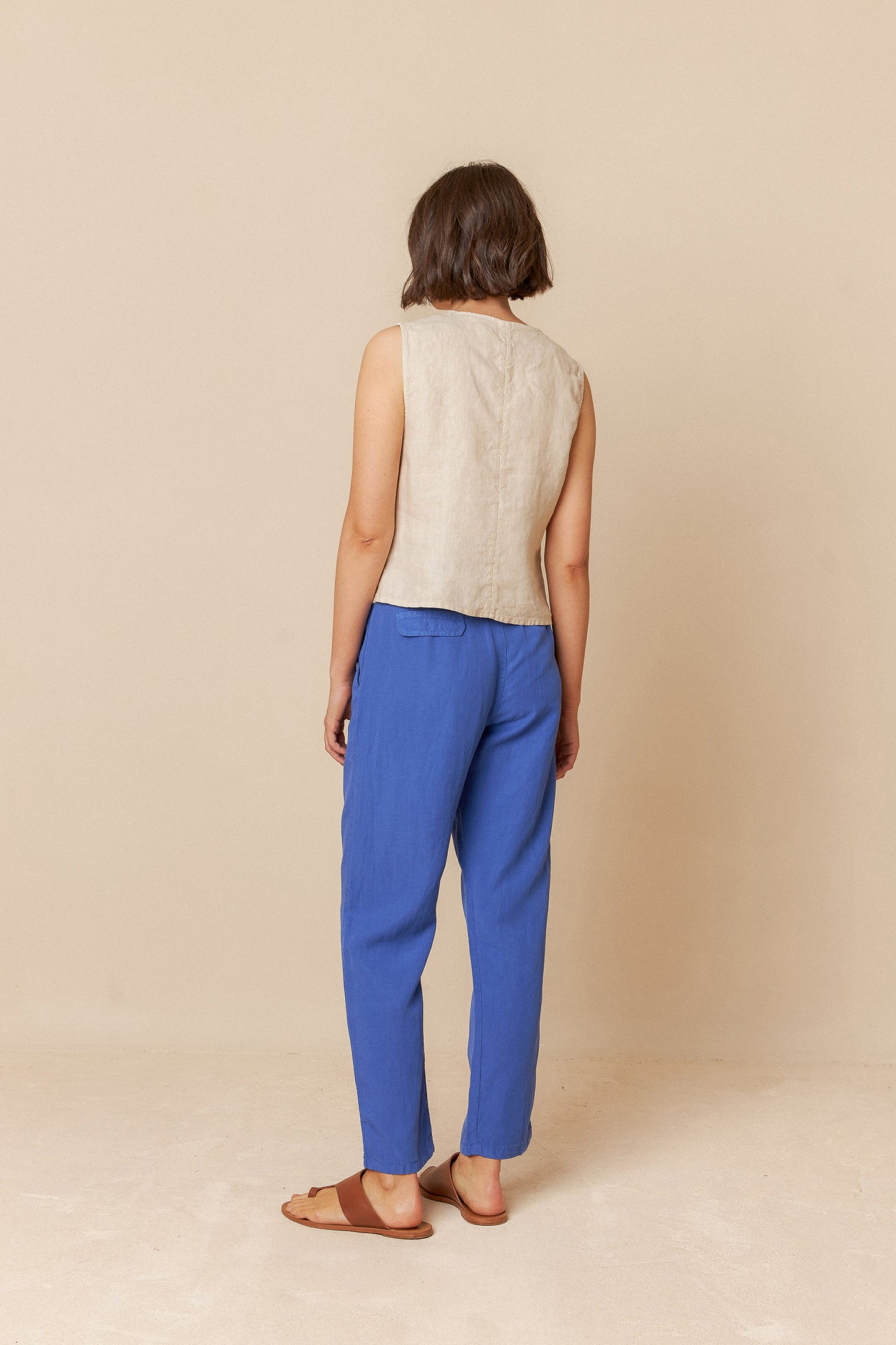 [CL] BASIC LINEN VEST